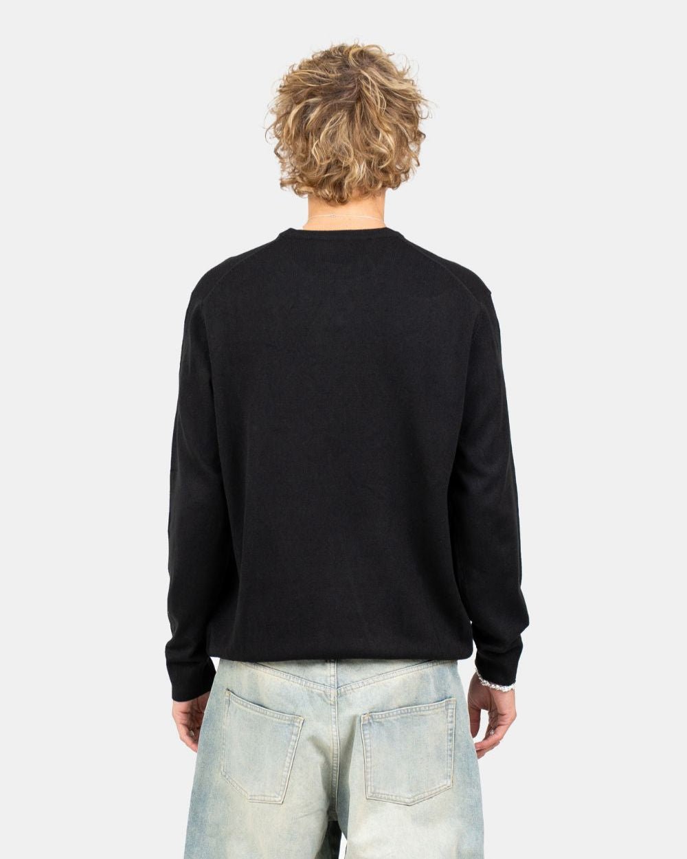 Striktrøje Sort | Skagen - clothing.dk